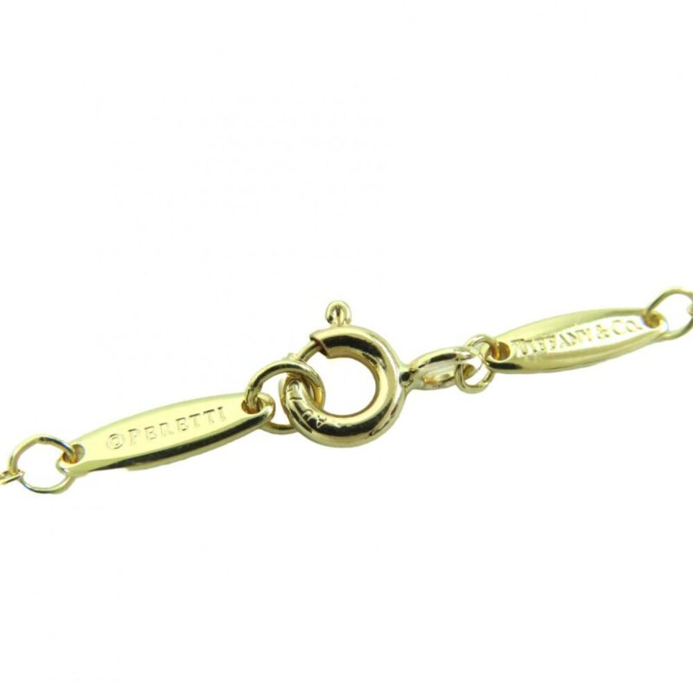 Tiffany & Co. Elsa Peretti By The Yard Necklace 18K YG Diamond 0.05ct - Picture 8 of 9